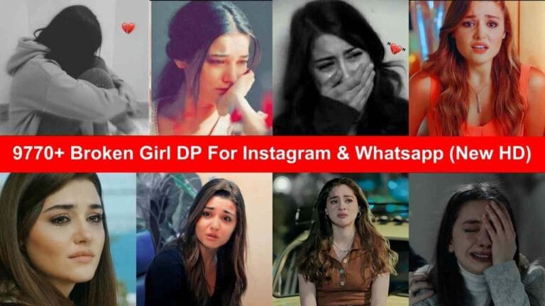Broken Girl DP For Instagram & Whatsapp