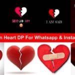 Broken Heart DP For Whatsapp & Instagram