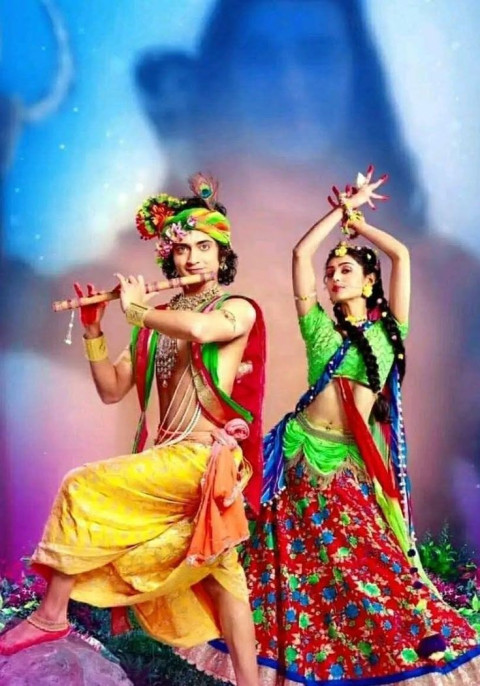 Colours serial lord radha krishna hd wallpaper 480x686 1 Radha Krishna Good Morning