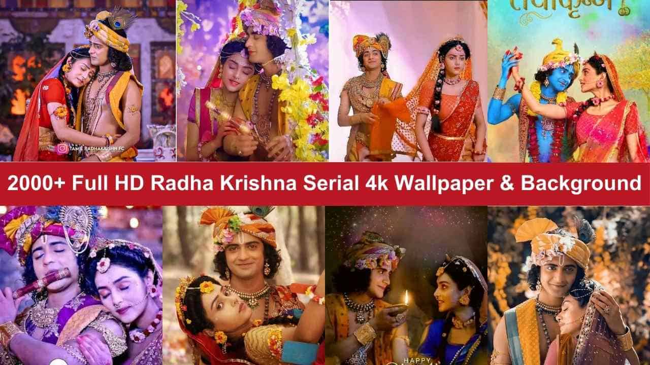 Radha Krishna Serial Wallpaper 4K & Background