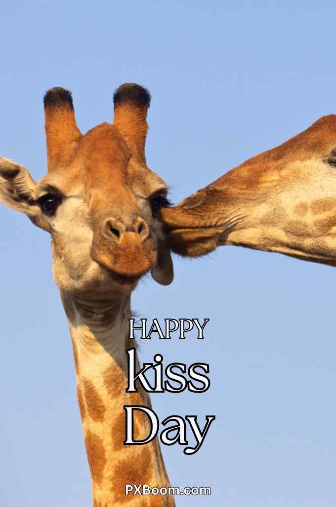 funny kiss day image