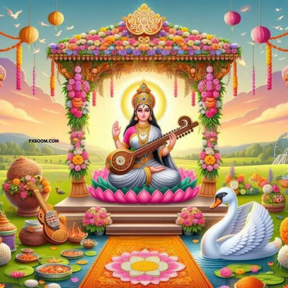 Happy Saraswati Puja Banner Poster Free Download 5 Happy Saraswati Puja