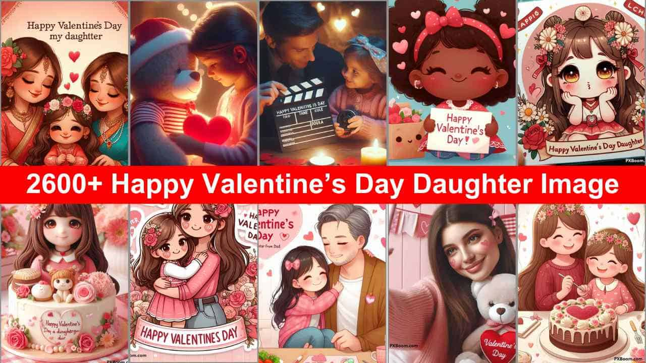 Happy Valentine’s Day Daughter Image Photo