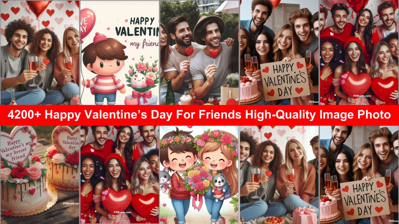 Happy Valentine’s Day For Friends High-Quality Image Photo