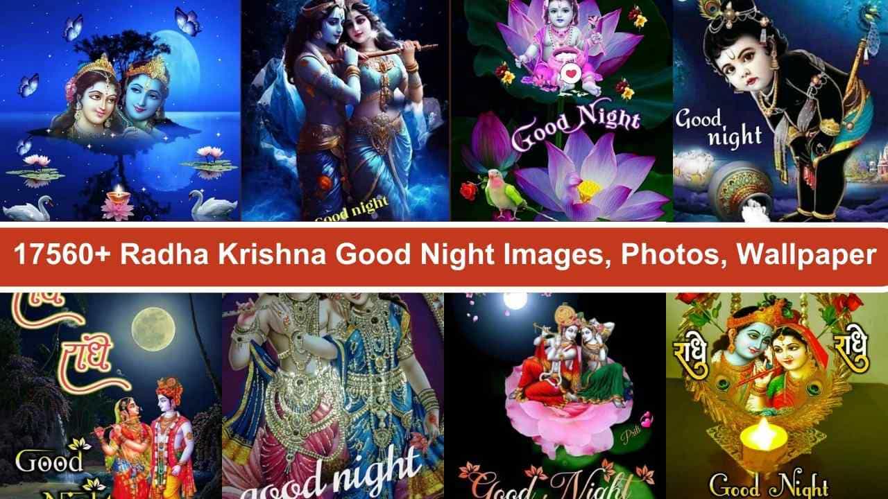 Radha Krishna Good Night Images, Photos, Wallpaper