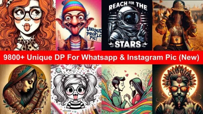 Unique DP For Whatsapp & Instagram Pic