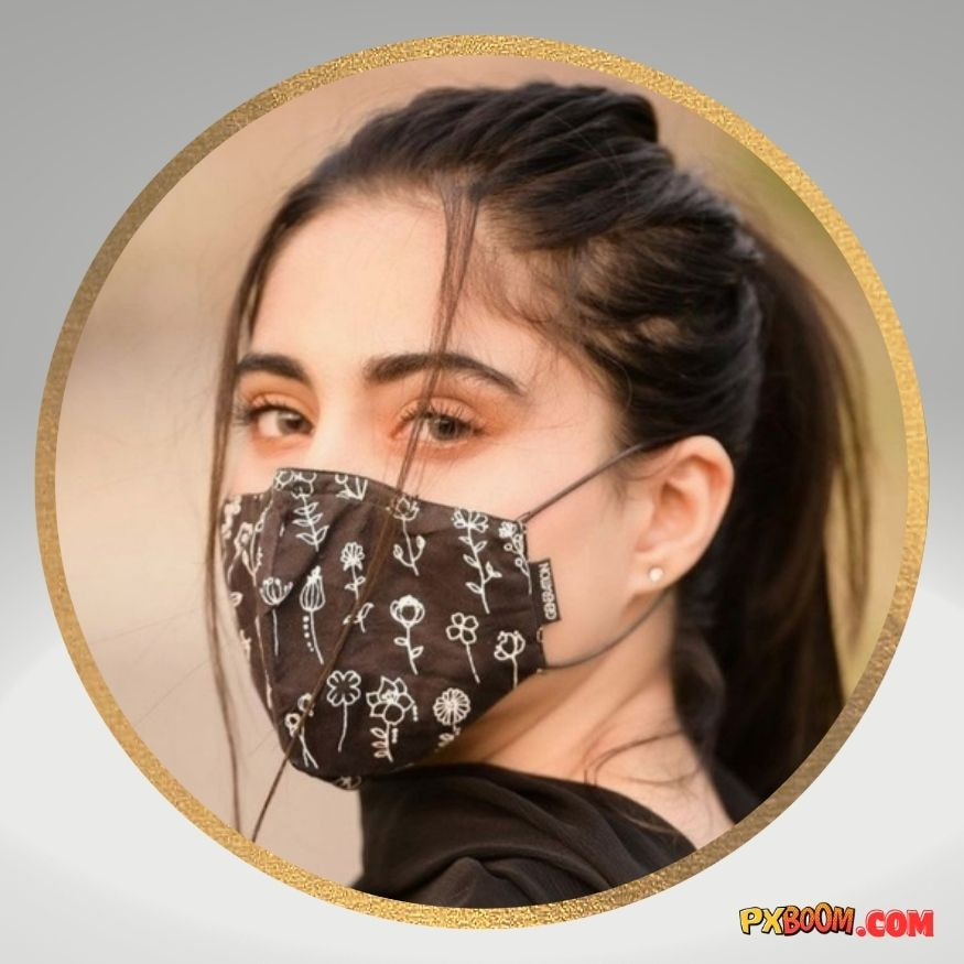 beautiful girl with mask