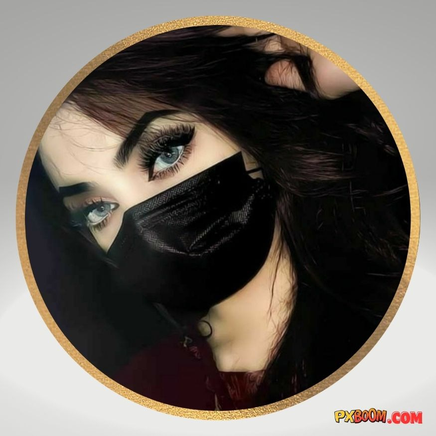 black mask girl pic