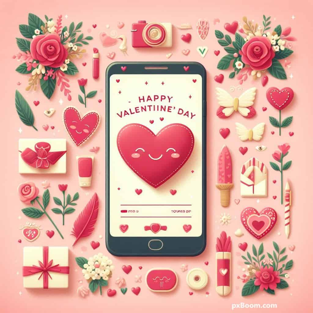 happy valentine's day for social media