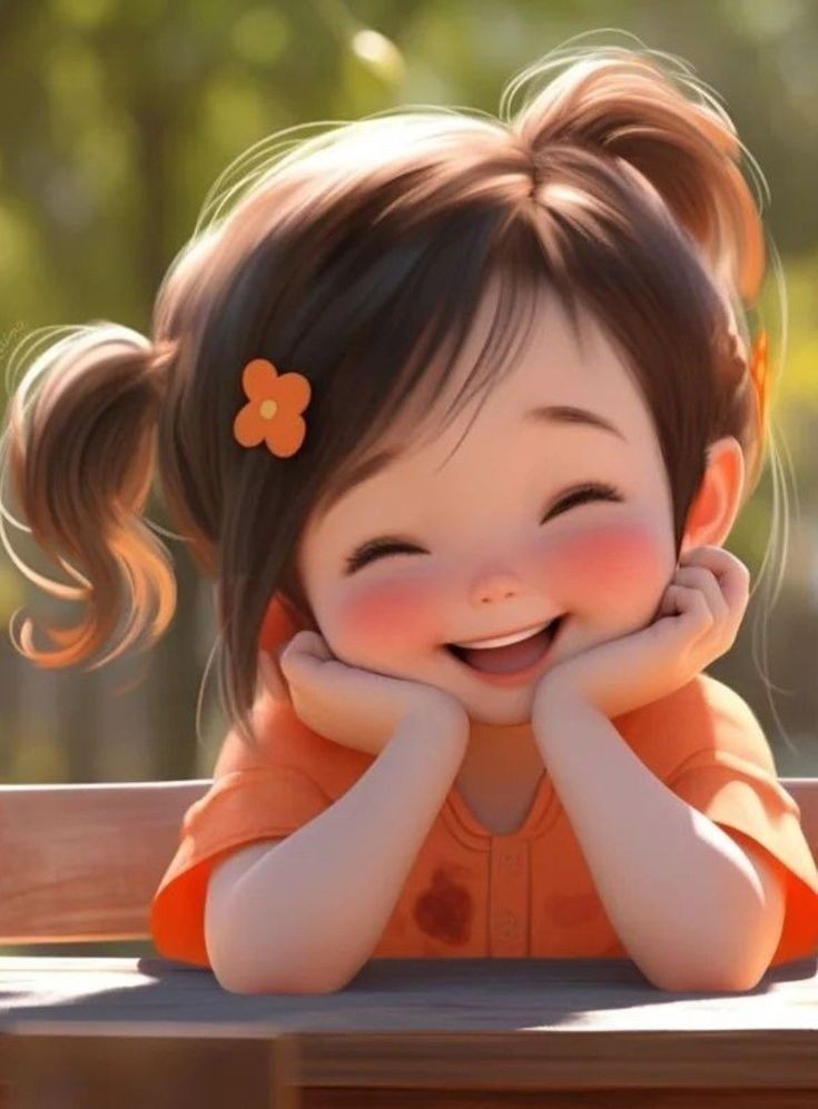 Cute Girl Dp Cartoon