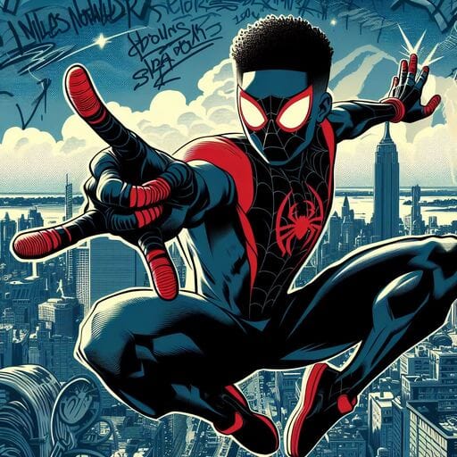 cool miles morales wallpaper 1 Cyberpunk wallpaper