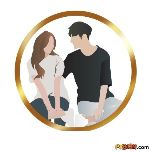 couple love dp animated pic