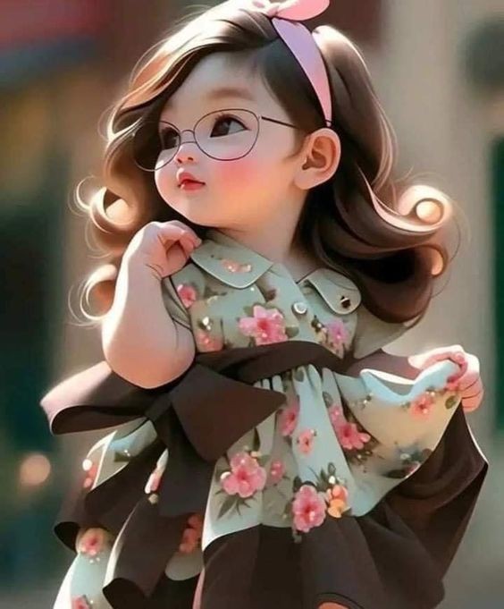 Cute Girl Cartoon Dp