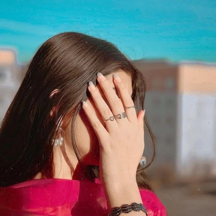 dp for instagram for girl stylish 1 Hidden Face Girl