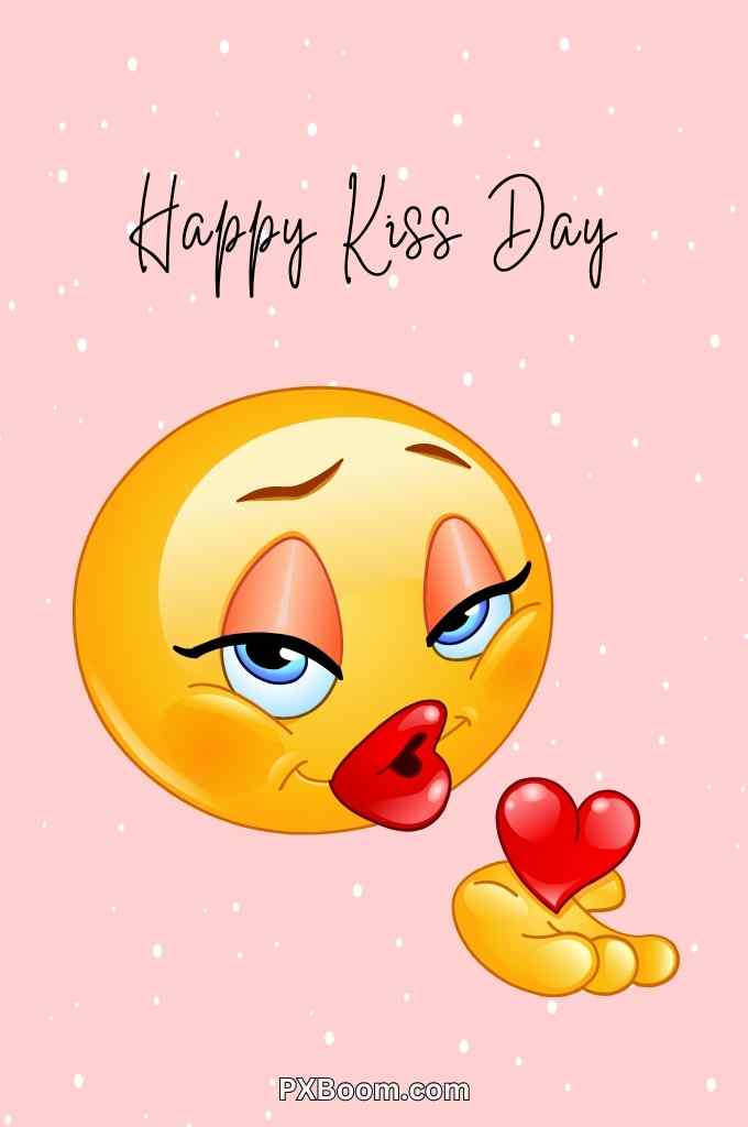 flying kiss emoji kiss day