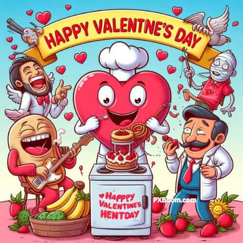 funny happy valentines day message