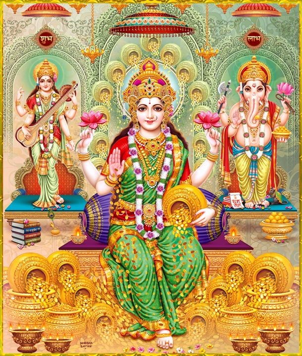 ganesh ji saraswati maa laxmi maa Laxmi Ganesh Saraswati