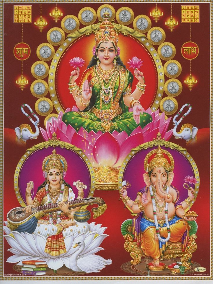 ganesh laxmi saraswati wallpaper hd Laxmi Ganesh Saraswati