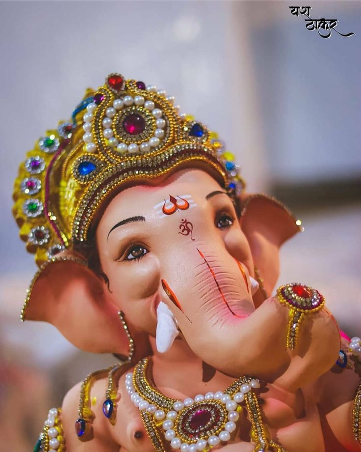 ganpati bappa photo cute Ganesh Ji