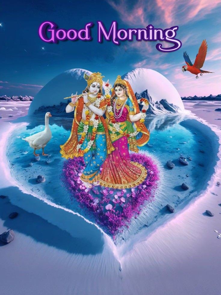 good morning images krishna radha Radha Krishna Good Morning