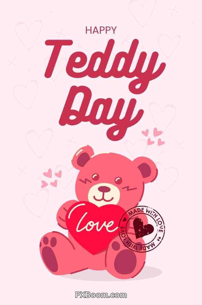 Valentine Day Teddy Bear Image