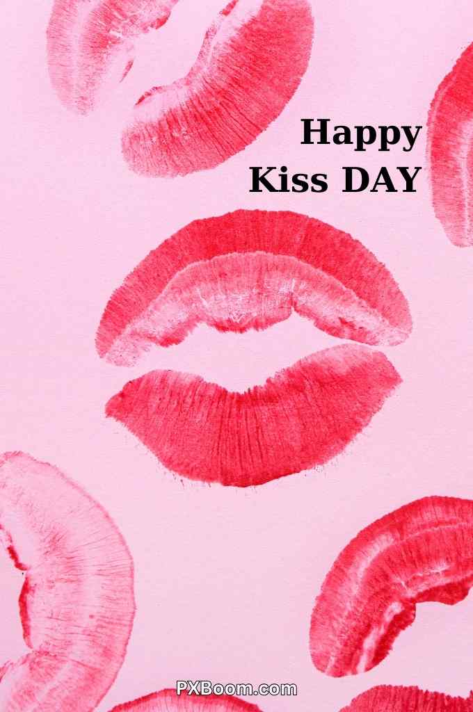 happy kiss day greeting