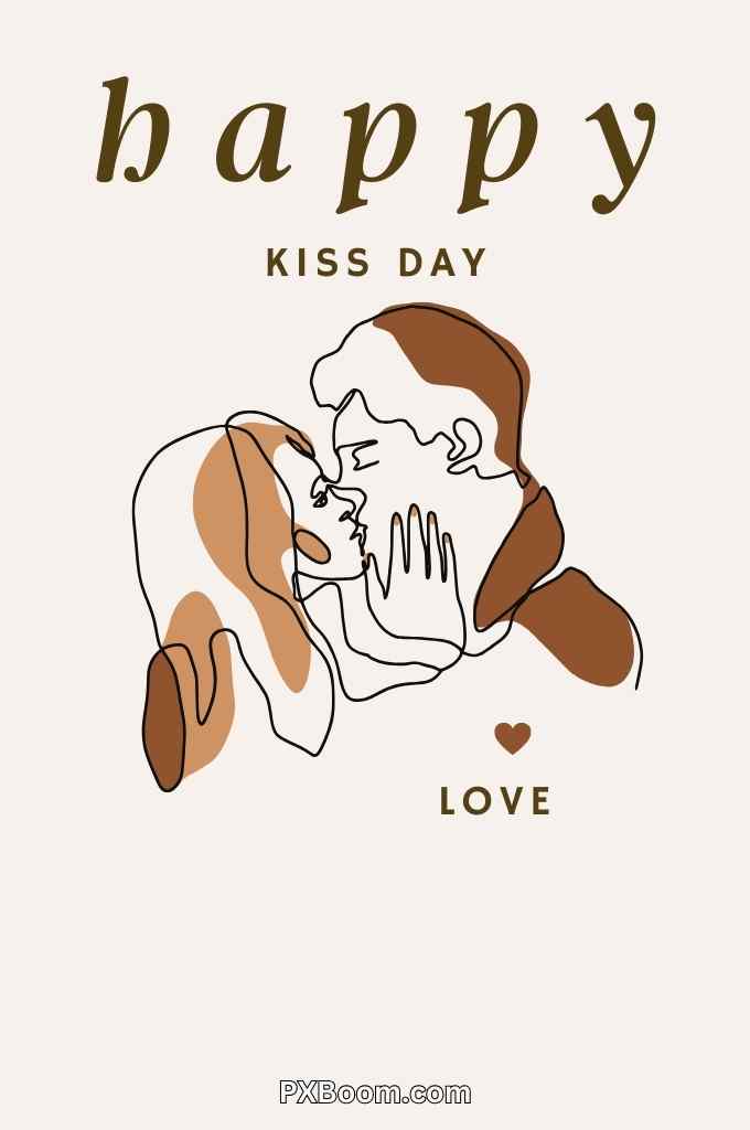 happy kiss day love