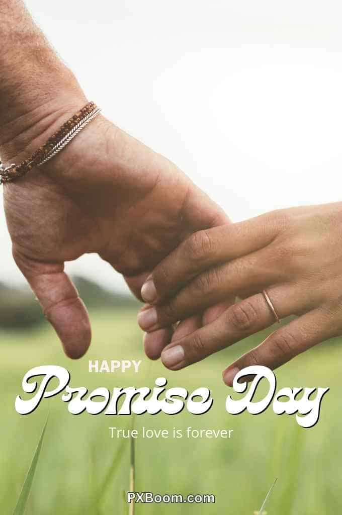 happy promise day couple image