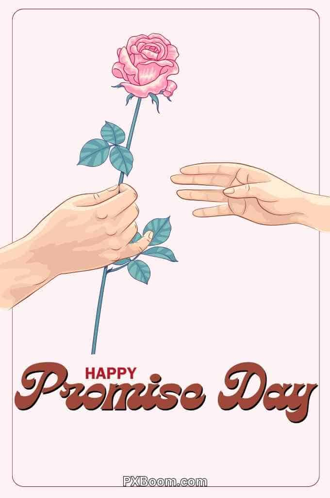 happy promise day forever love image