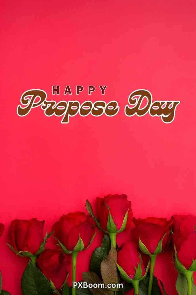 happy propsoe day rose image