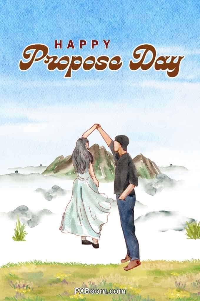 happy propose day true love image