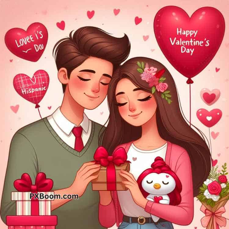 happy valentine's day my boyfriend poster