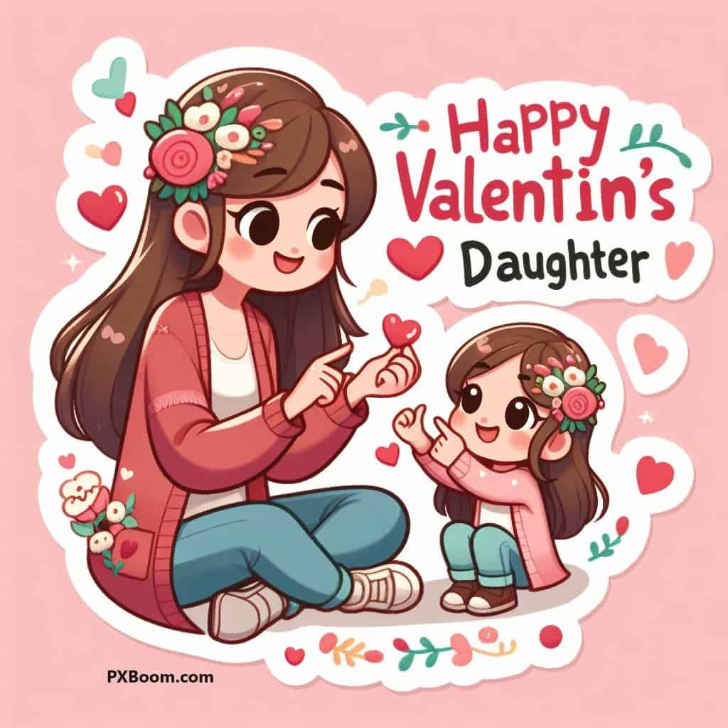 happy valentine's day daughter