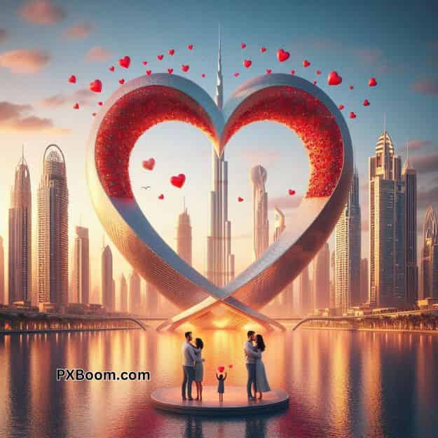 happy valentine's day dubai image