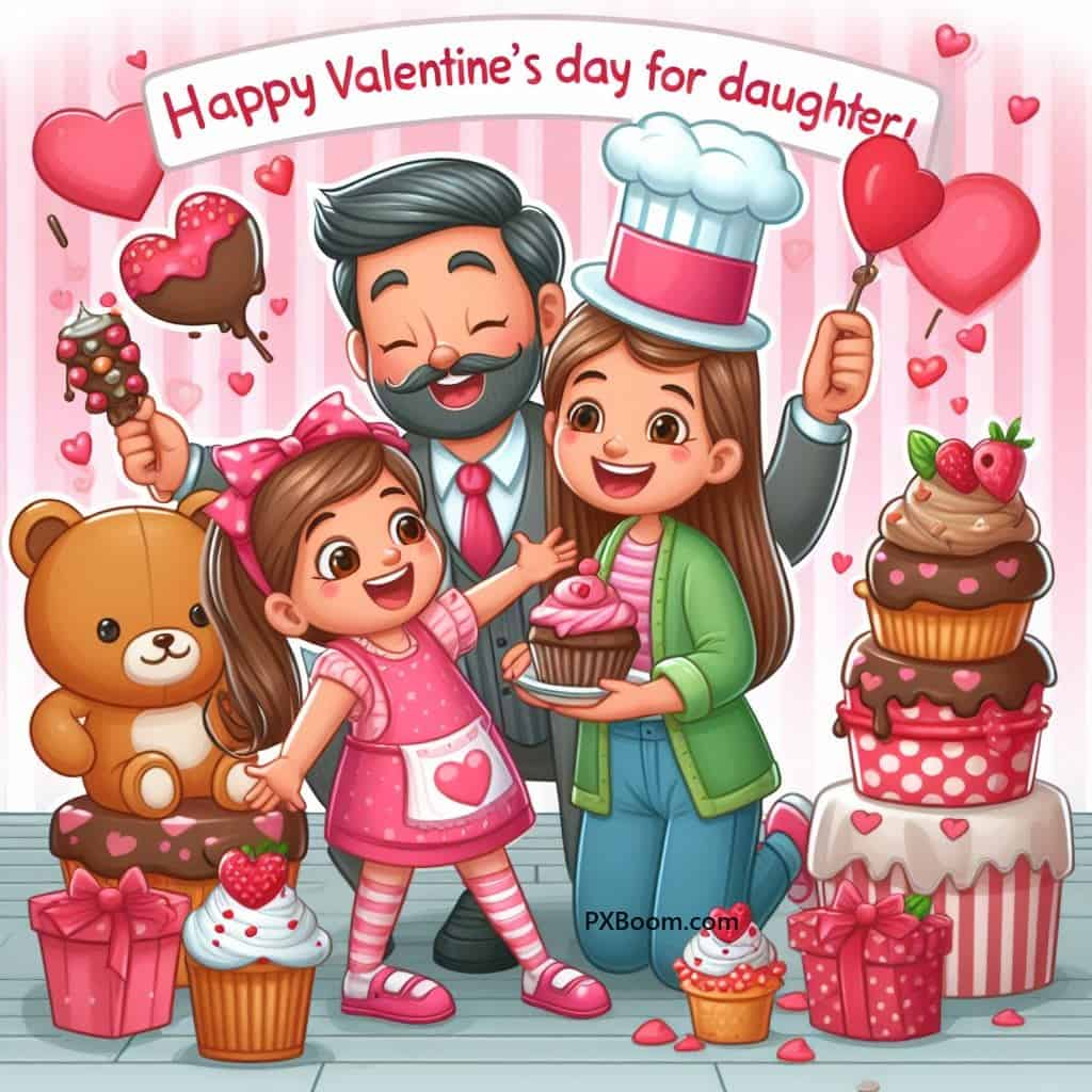 happy valentine's day for daughter american