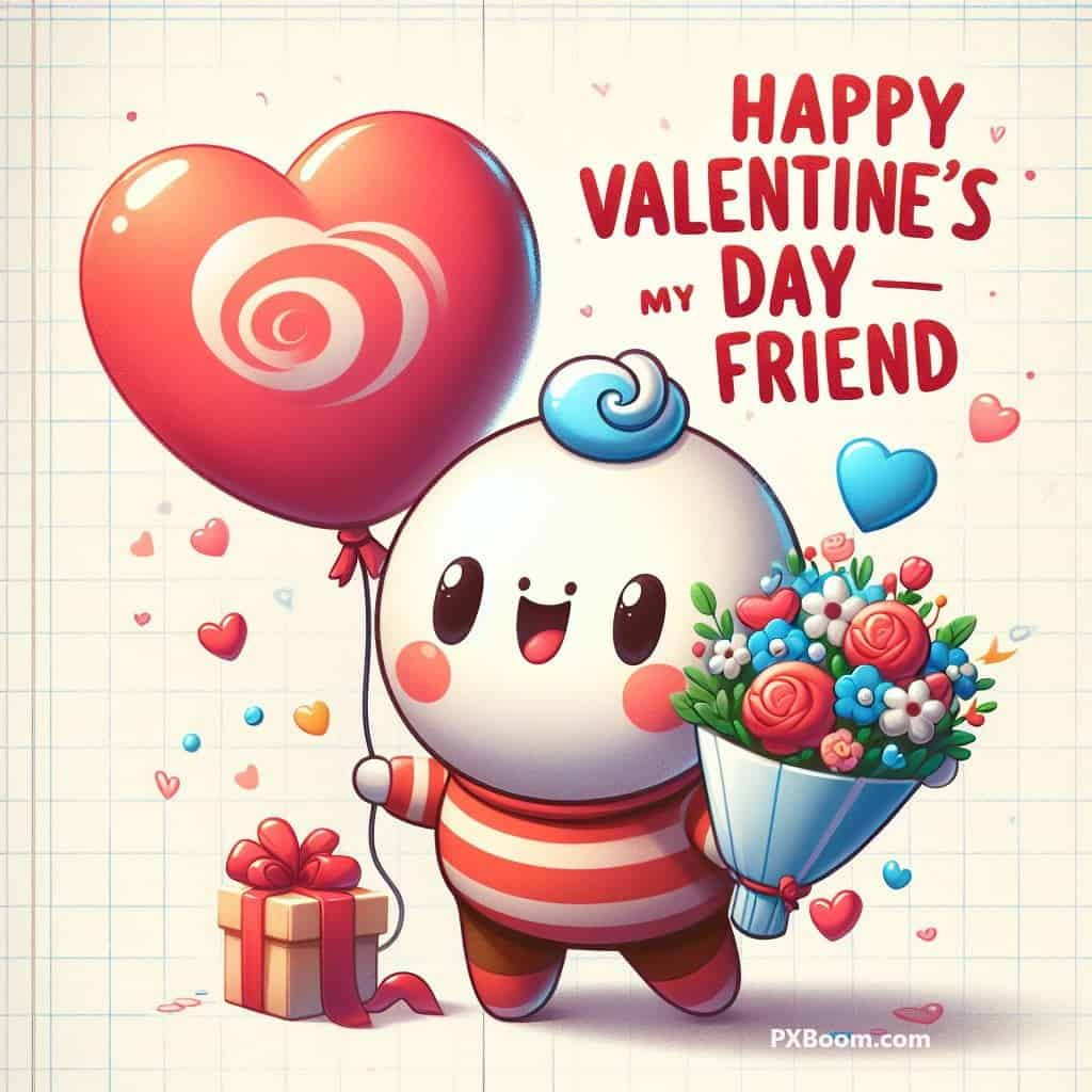 happy valentine's day my lovely friend