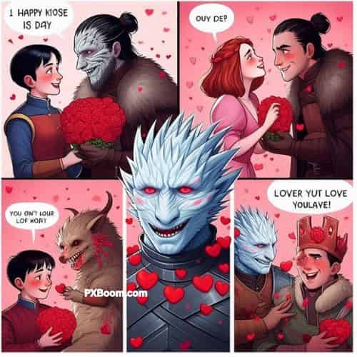 happy valentines day comic story