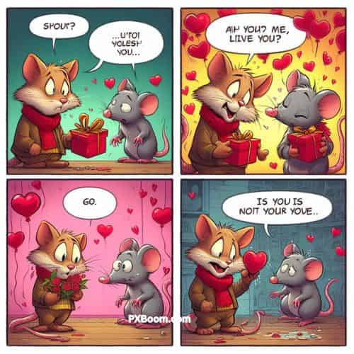 happy valentines day comic