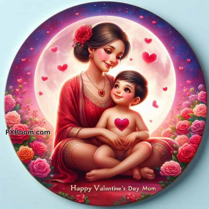 happy valentine's day mom images