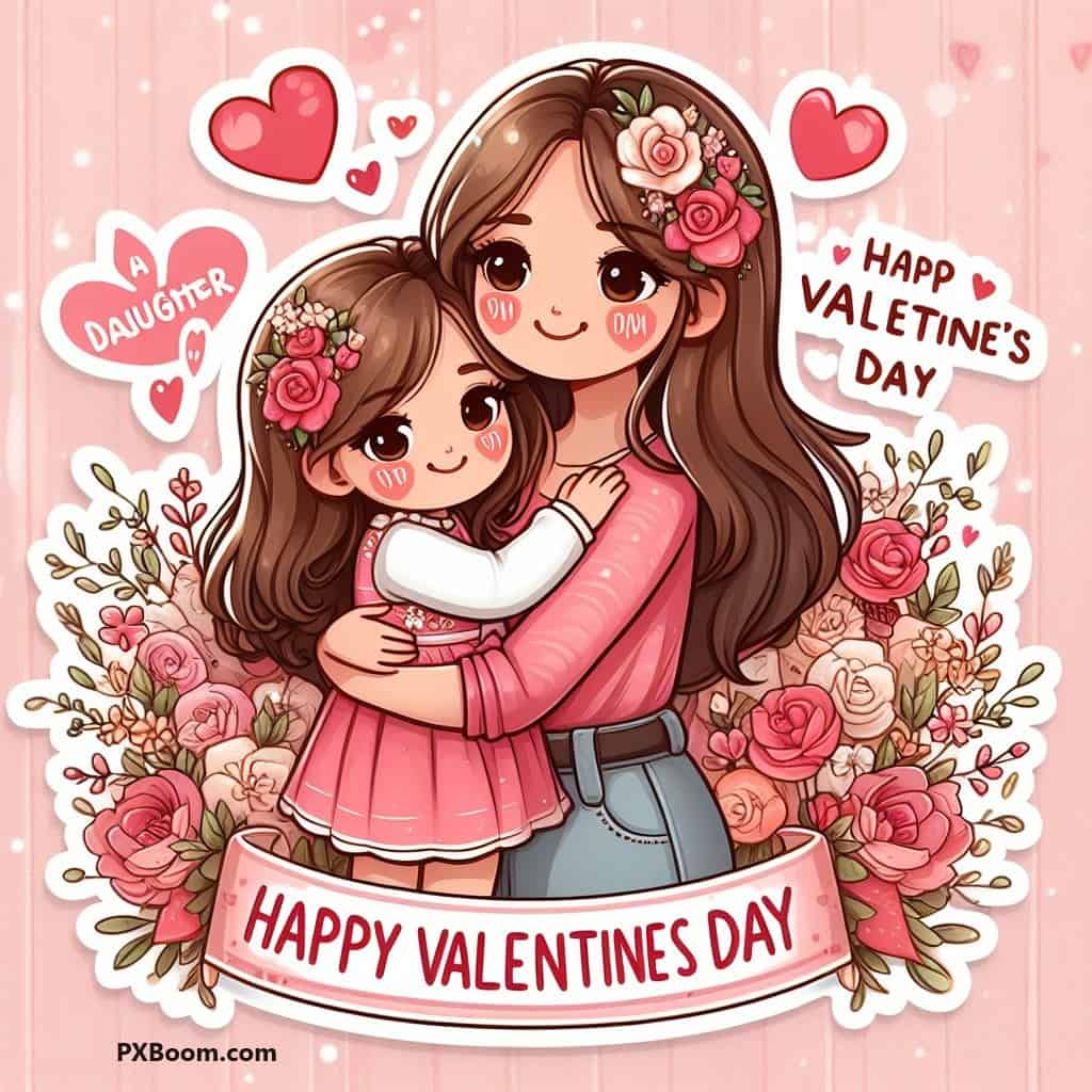 happy valentine's day to daughter