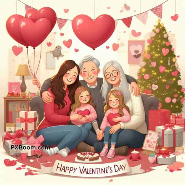 happy valentine's day parents image