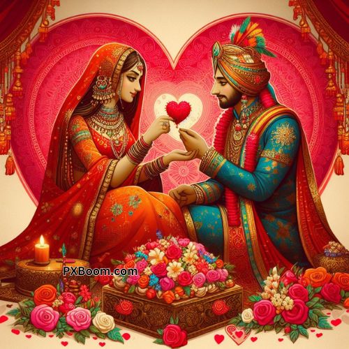 happy valentine's day my wife Indian