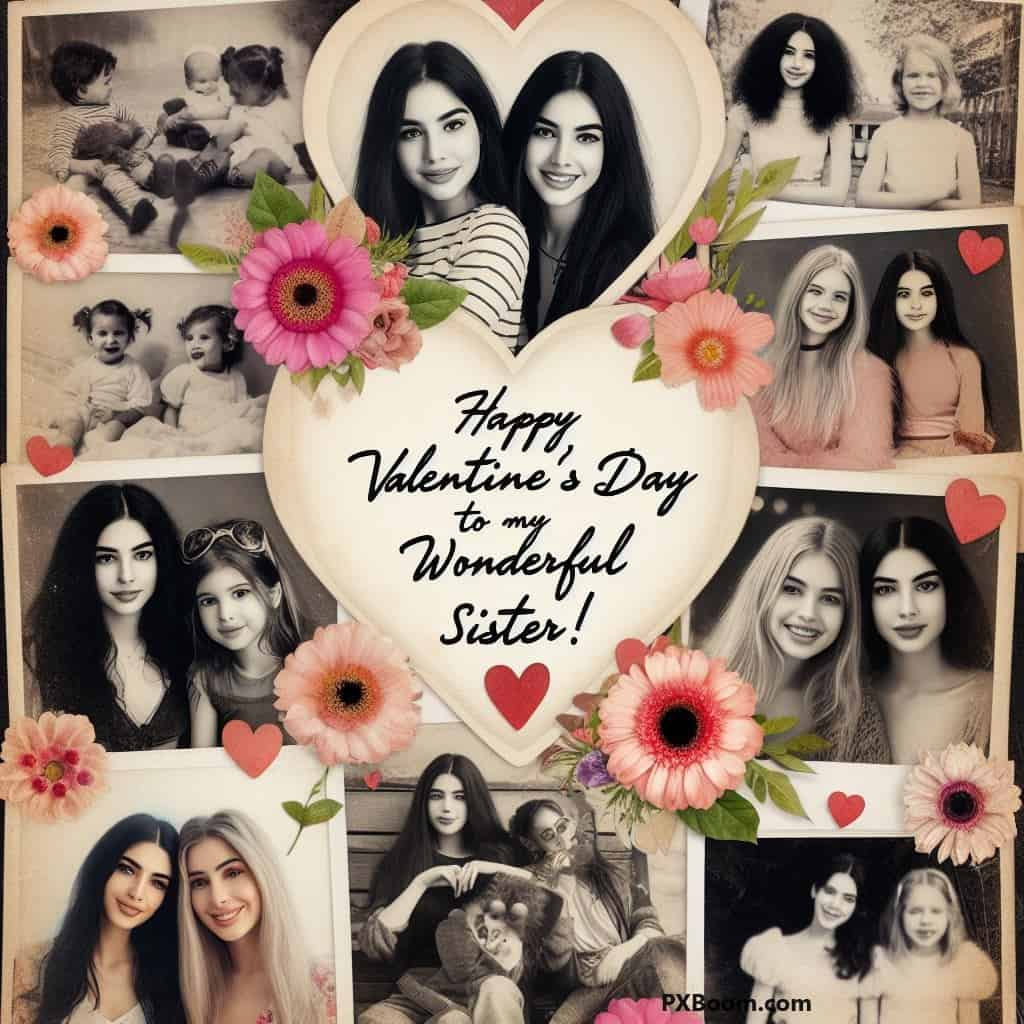 happy valentine's day sister gif