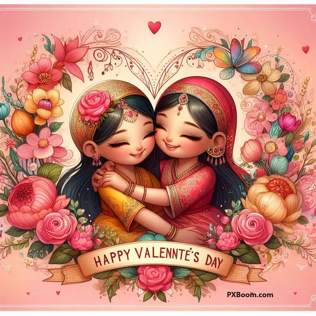 happy valentine's day sister quotes image