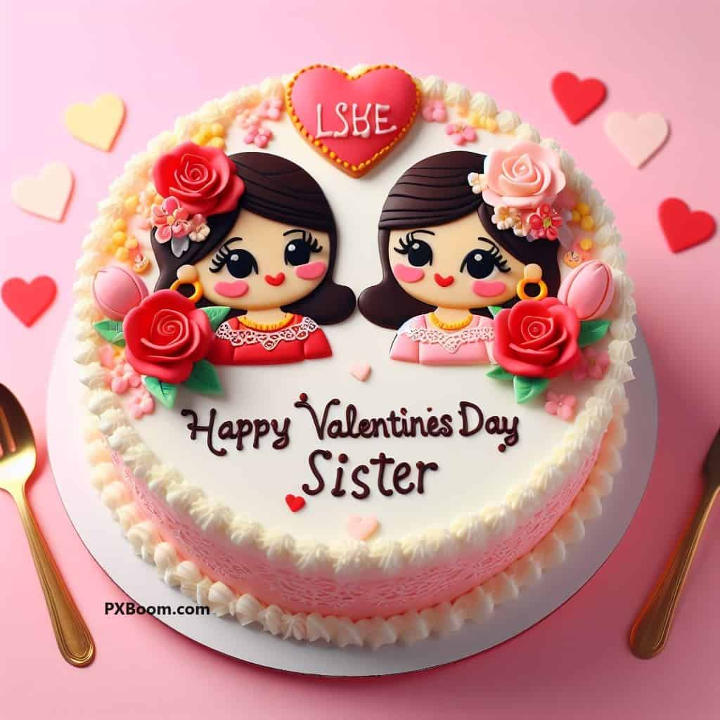 happy valentine's day sister