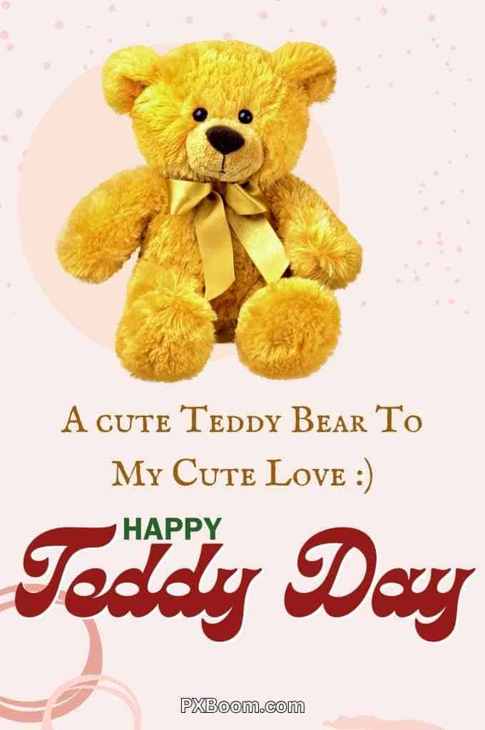 Teddy Bear Happy Valentines Day