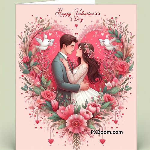 happy valentine's day wife stunning card