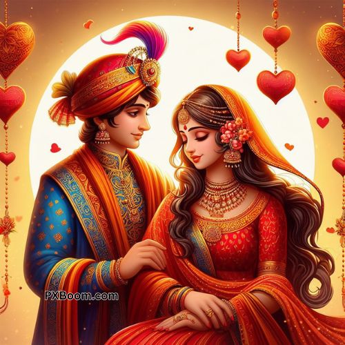 happy valentine's day for beautiful Indian wife