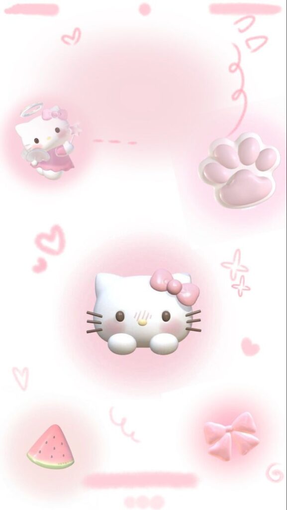 hello kitty friends wallpaper 577x1024 1 Hello Kitty wallpaper