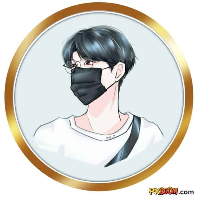 Stylish Mask Boy Dp